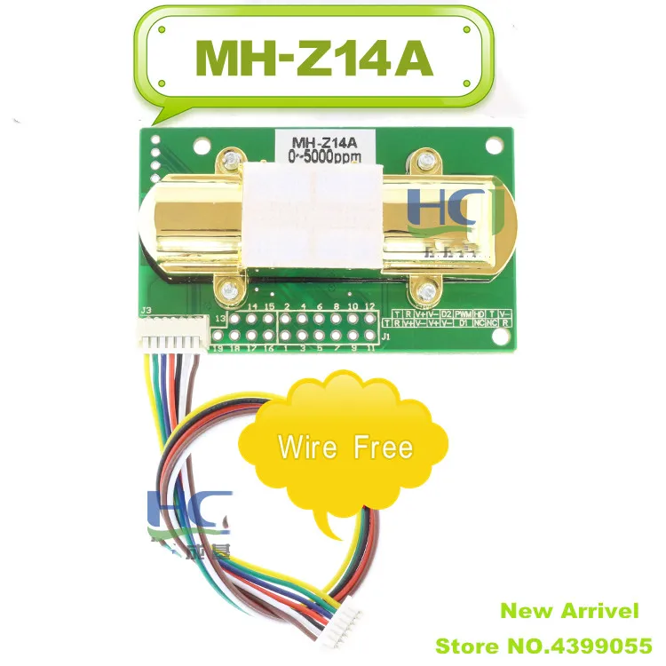 (1 шт.) MHZ14 MH Z14 Z14A модуль инфракрасного датчика|Коннекторы и разъёмы| |