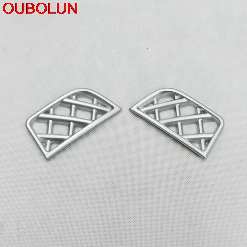 OUBOLUN ABS хром кондиционера вентиляционные блестки стикер чехол Аксессуары 2 шт. для