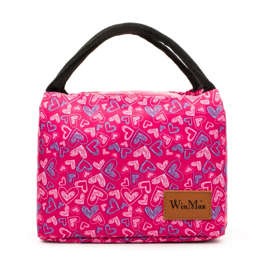 BX004-5 lunchbag Winmax брендовая водонепроницаемая сумка для ланча для женщин и детей, сумка-холодильник для ланча, термоизоляционная посылка, переносная сумка-тоут для ланча - Цвет: BX004-5 lunchbag