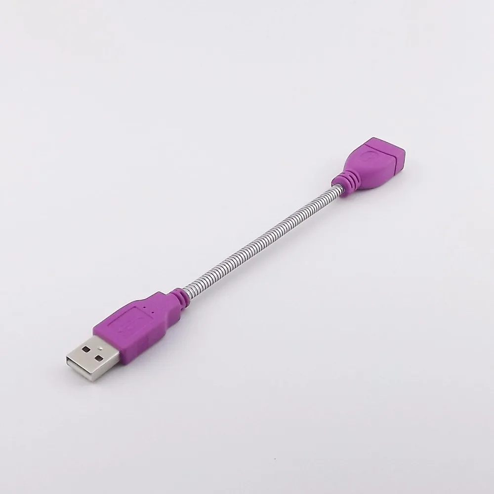 1 шт. гибкий металлический Удлинитель USB 2 0 A папа-мама 15 см | Электроника