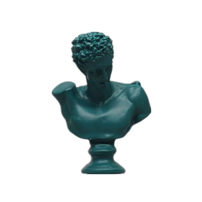 

19Pcs/set Athena Venus Apollo Voltaire David Zeus Hera Agrippa Statue Art Resin Craft Bust Mini Figurine Home Decoration R403