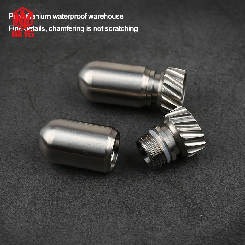 

Мини-герметичные банки NY из титанового сплава, карманный инструмент для повседневного использования, высококлассная Водонепроницаемая Медицинская бутылка для склада на заказ