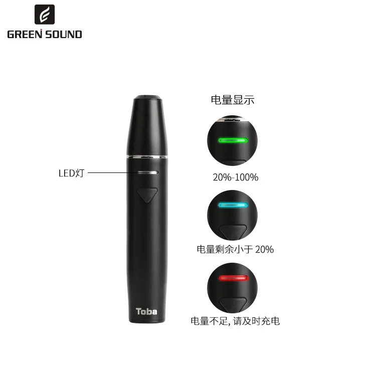 Оригинальный испаритель GreenSound Toba жара не горящая палка для RQOS e cig arette Vape pen