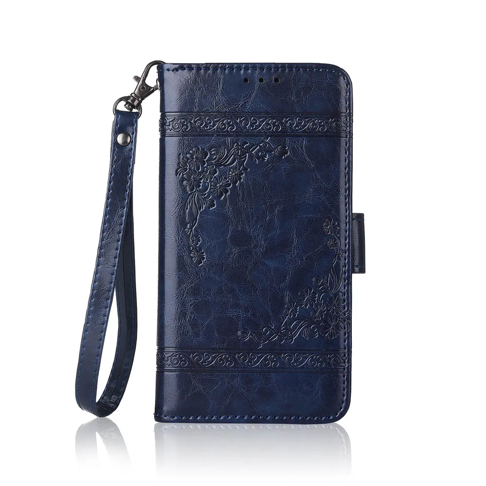 Flip Leather Case For Bluboo Maya Max Fundas Printed Flower 100% Special wallet stand case with Strap | Мобильные телефоны и