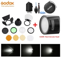 godox h200r flash annular head separation portable extension with spiral flash for godox ad200 flash godox ak r1 accessories