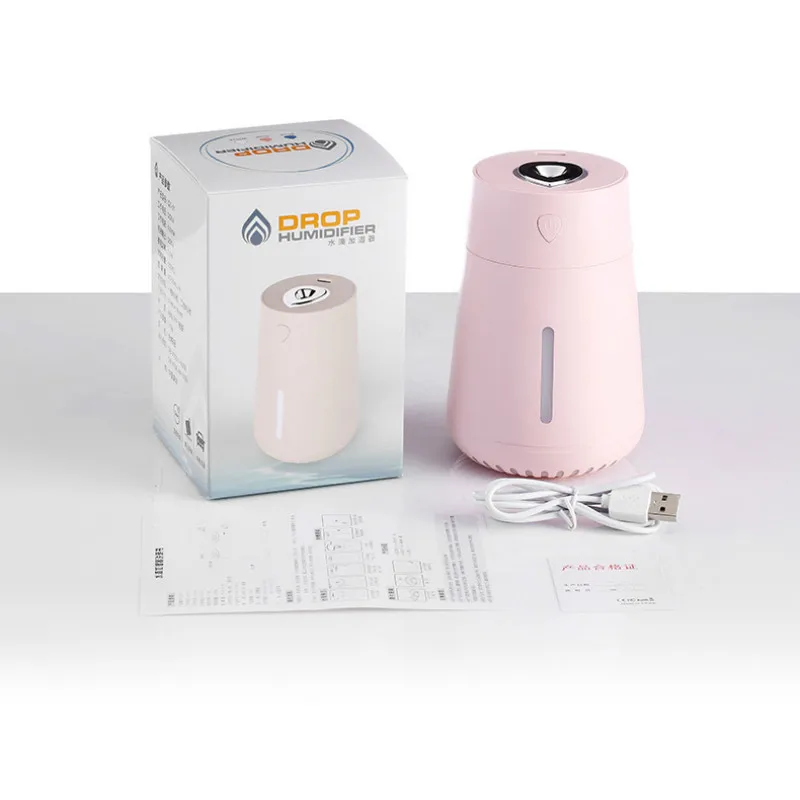Mini USB Air Humidifier Cool with LED Night Light Spray Water Meter Car Purifier Diffuser Large Capacity Home Office | Бытовая техника
