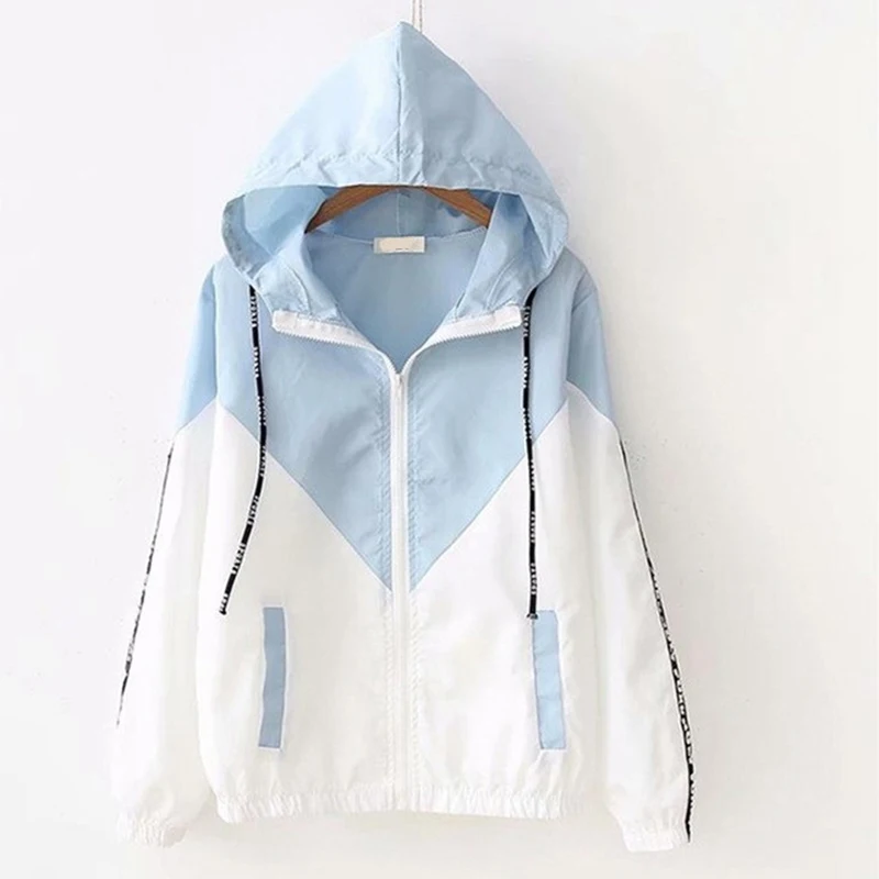 Тренчкот женский тонкий солнцезащитный с капюшоном верхняя одежда для защиты от