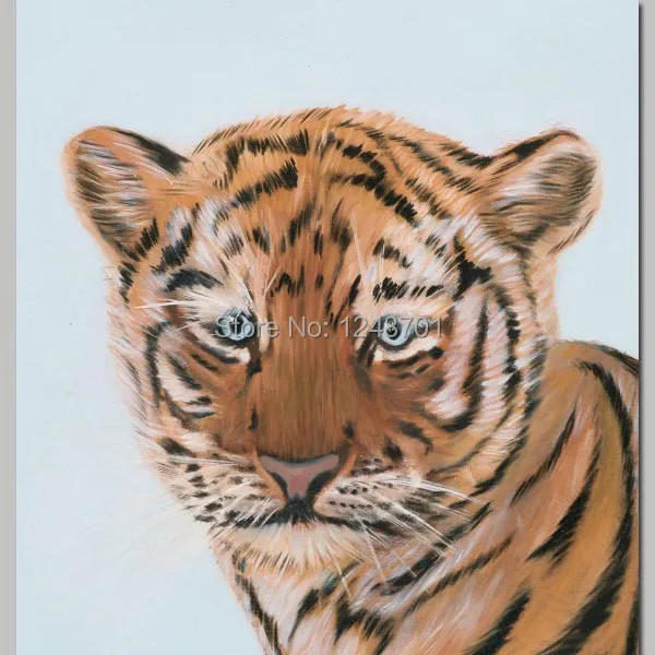 

2015 Oil Painting Hot Sell! Wall Painting Animal And Tiger Paint On Canvas Home Decorative Art Picture