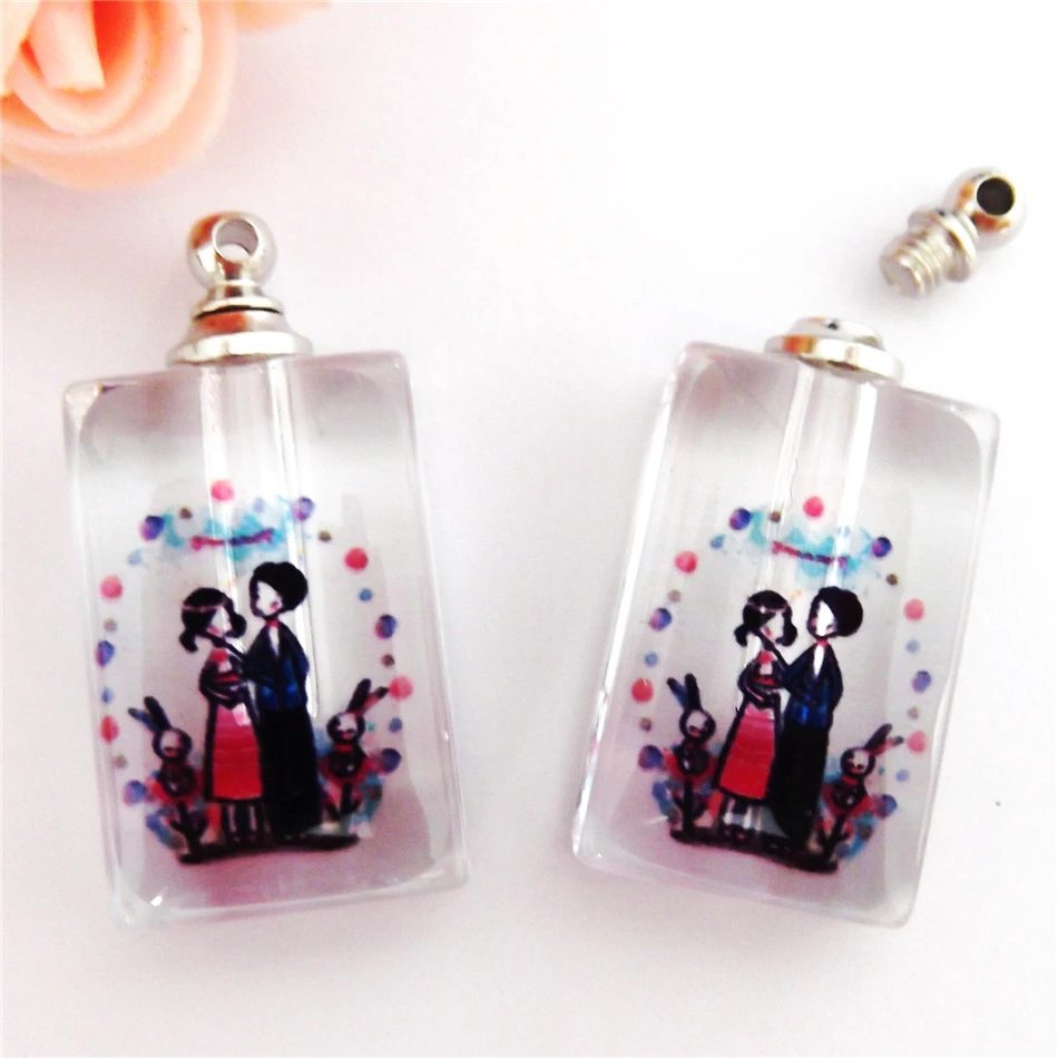 

Стеклянная подвеска для мальчиков и девочек, 50 шт./лот, с узором на заказ, 22*14 мм, стеклянная подвеска-флакон, подвеска с изображением имени ил...