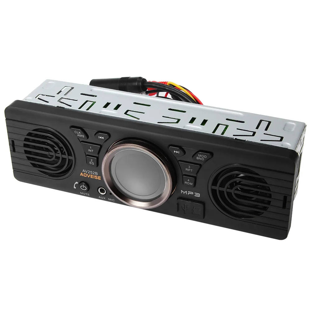 AV252B 12 V автомобильный радиоприемник с спикер Bluetooth 2 1 + EDR автомобиля MP3 аудио плеер