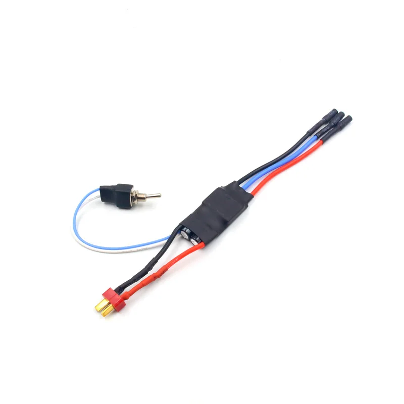 BLDC контроллер двигателя бесщеточный ESC 30A 2 3S без сигнала провод приемника Plug and Play