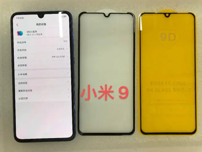Для Xiaomi mi 8 lite Полное клеевое Покрытие Закаленное стекло для A2 note 5 7 redmi Pro 6a K20