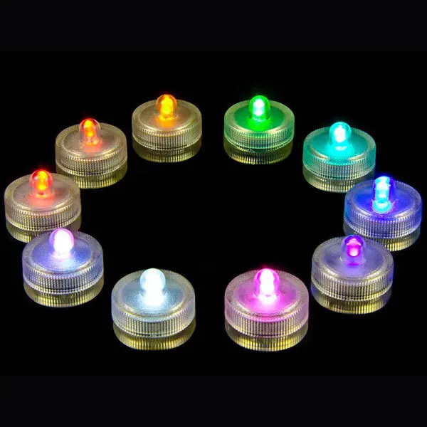 Фирменная Новинка! 24 шт. супер яркий светодиодный погружной светильник s tealight