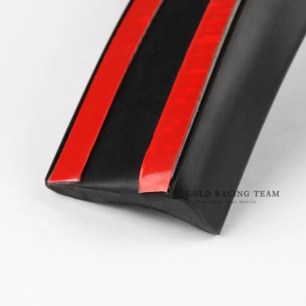 Универсальный резиновый мягкий черный Автомобильный задний спойлер 40 мм ширина 1