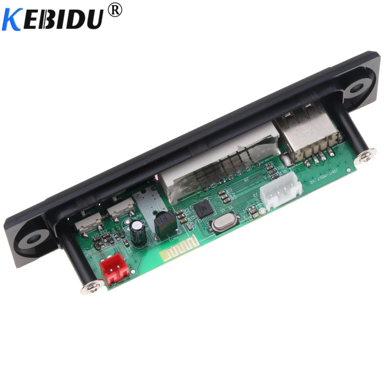 Аудио декодер Kebidu в машину беспроводной с ДУ USB TF FM Bluetooth 5 В 12 MP3 WMA | Электроника