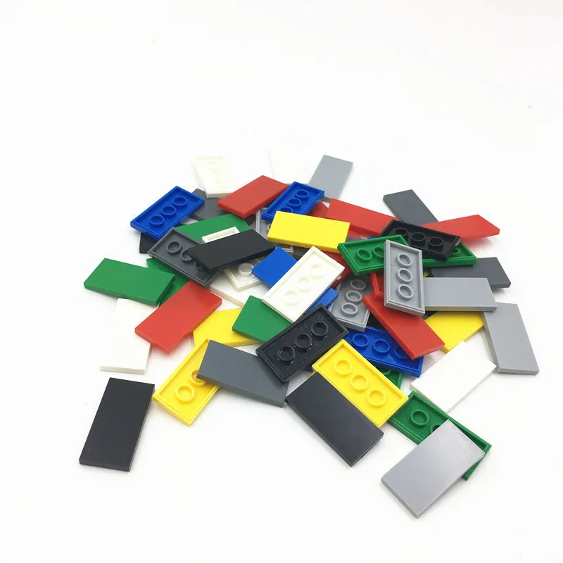 100 шт./лот, Мпц кирпич Плитки 2x4 с пазом строительные блоки Запчасти DIY обучающий конструктор творческие игрушки совместим с 87080 Плитки