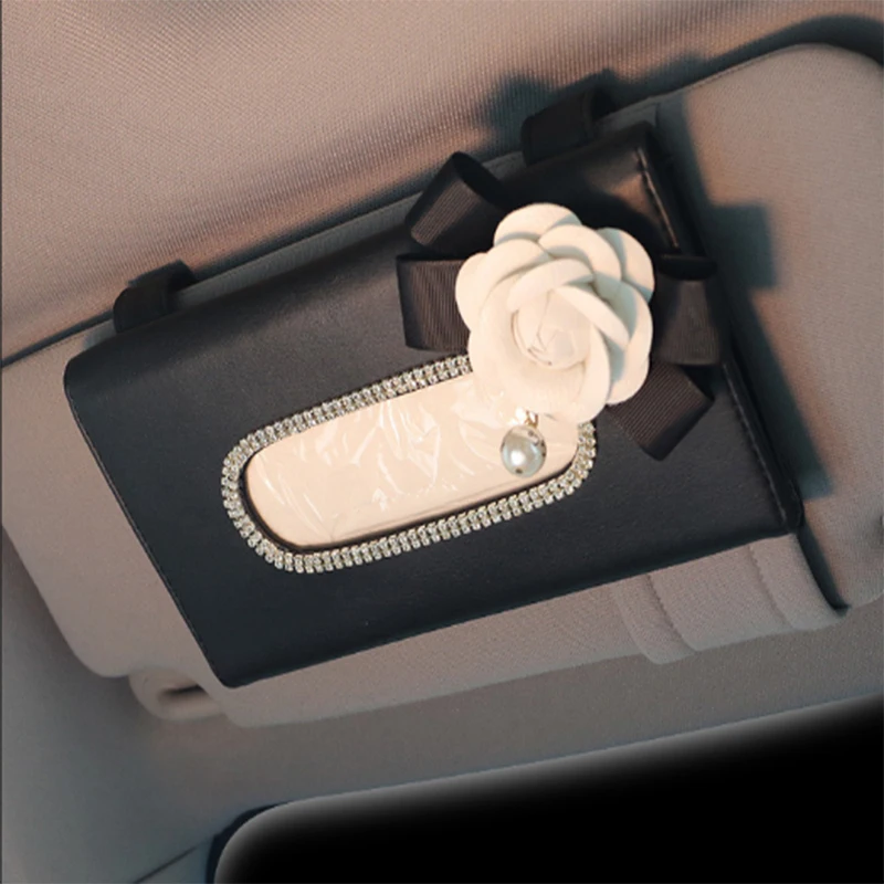 Car Tissue Box Holder for BMW VW T5 Clio 3 Mercedes Benz Scenic 2 Visor Accessories Type Auto Napkin ... |