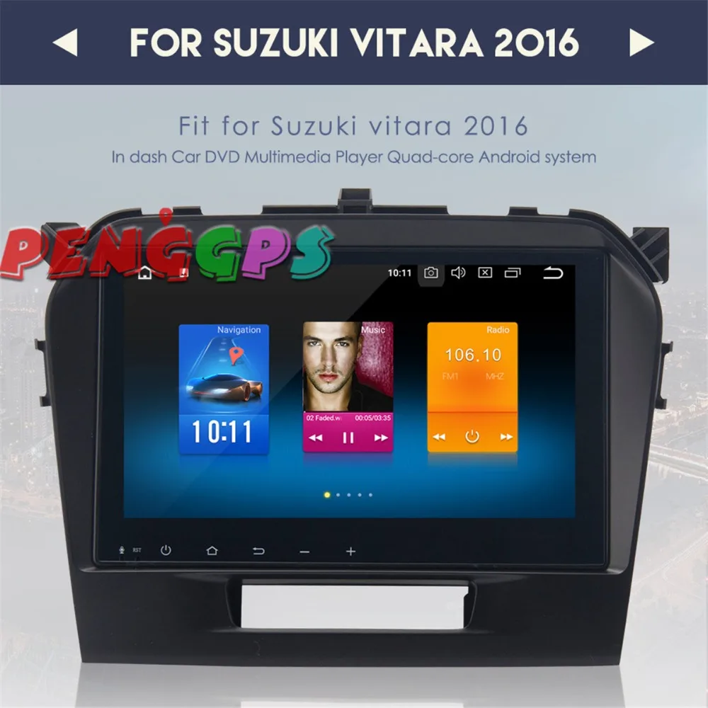 Android 10 0 автомобильный Радио стерео головное устройство GPS для Suzuki Vitara Grand 2015 2016 2017