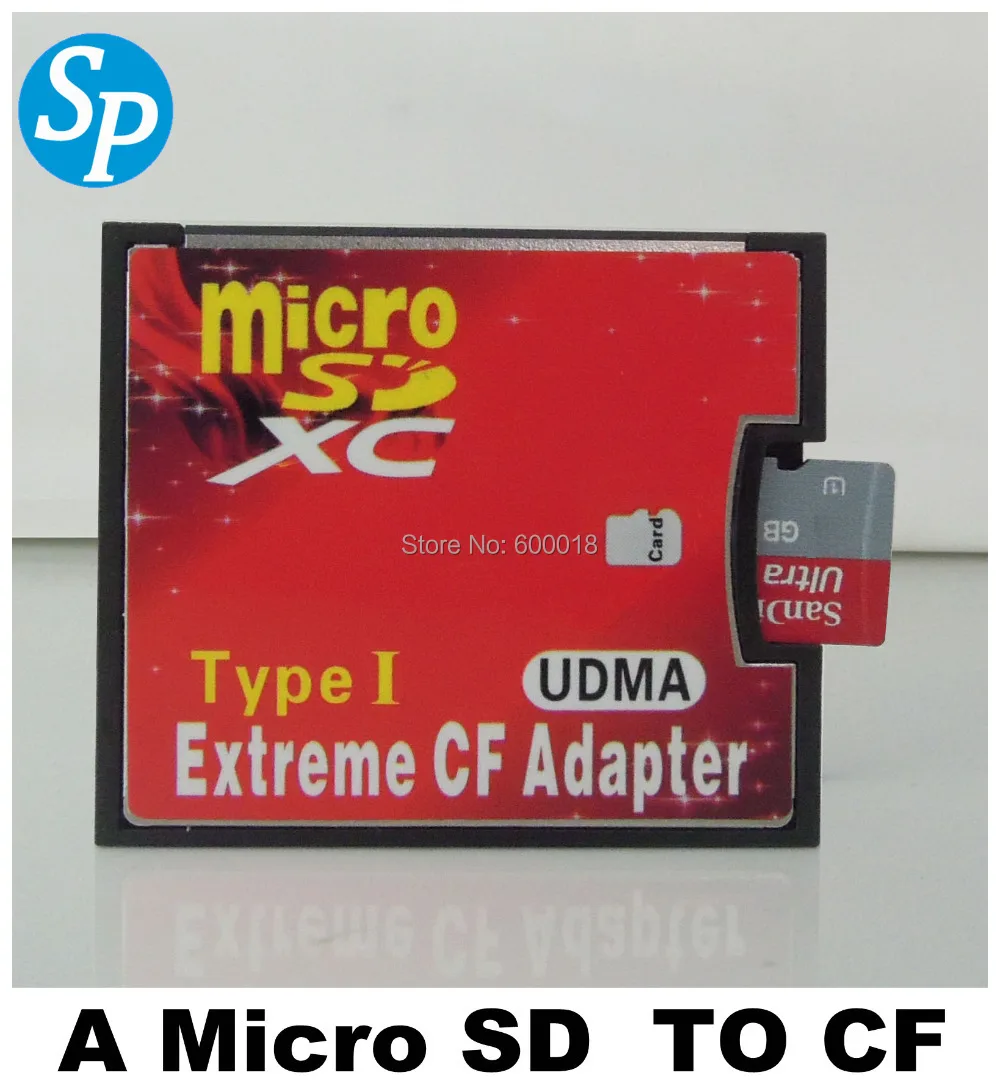 

Адаптер MJTEK для карт Micro SD/TF/CF, устройство для чтения карт памяти Micro SD/SDHC/Compact Flash Type I, преобразователь