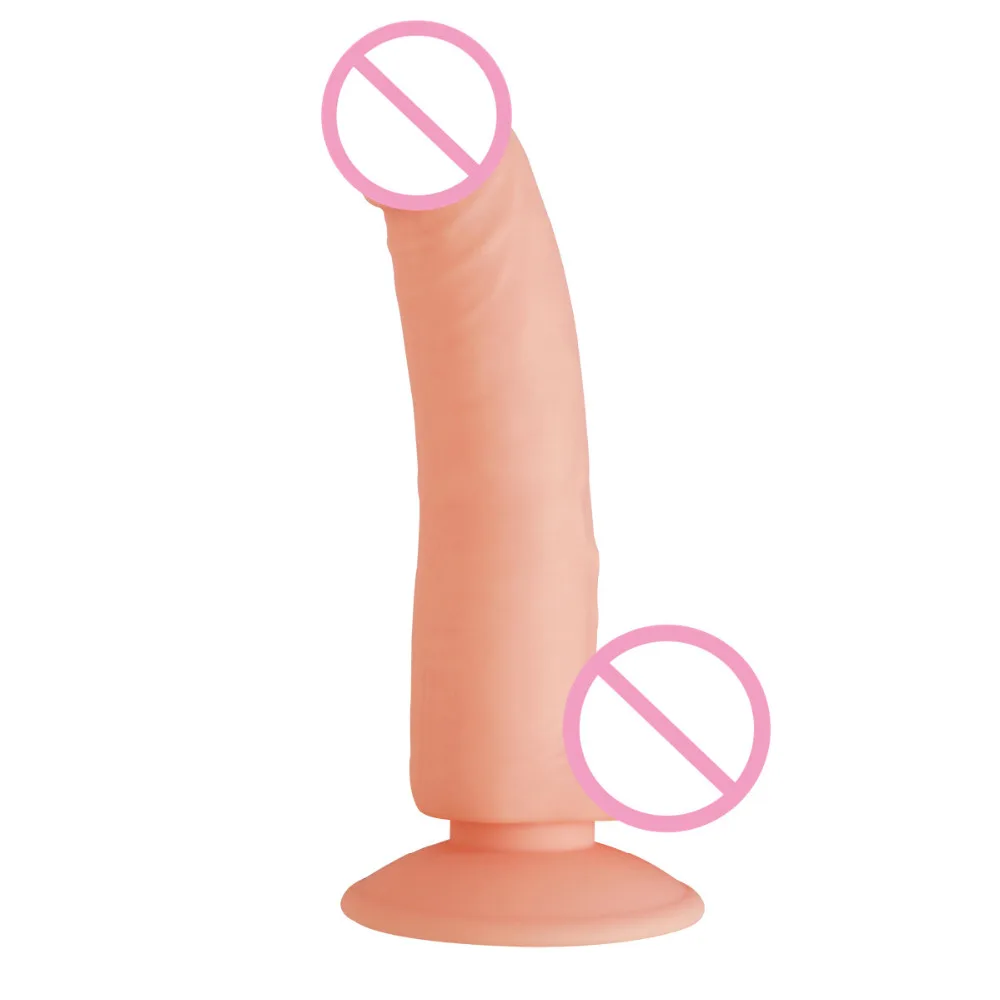Силиконовый реалистичный фаллоимитатор на присоске Loverkiss 7 95 дюйма пенис
