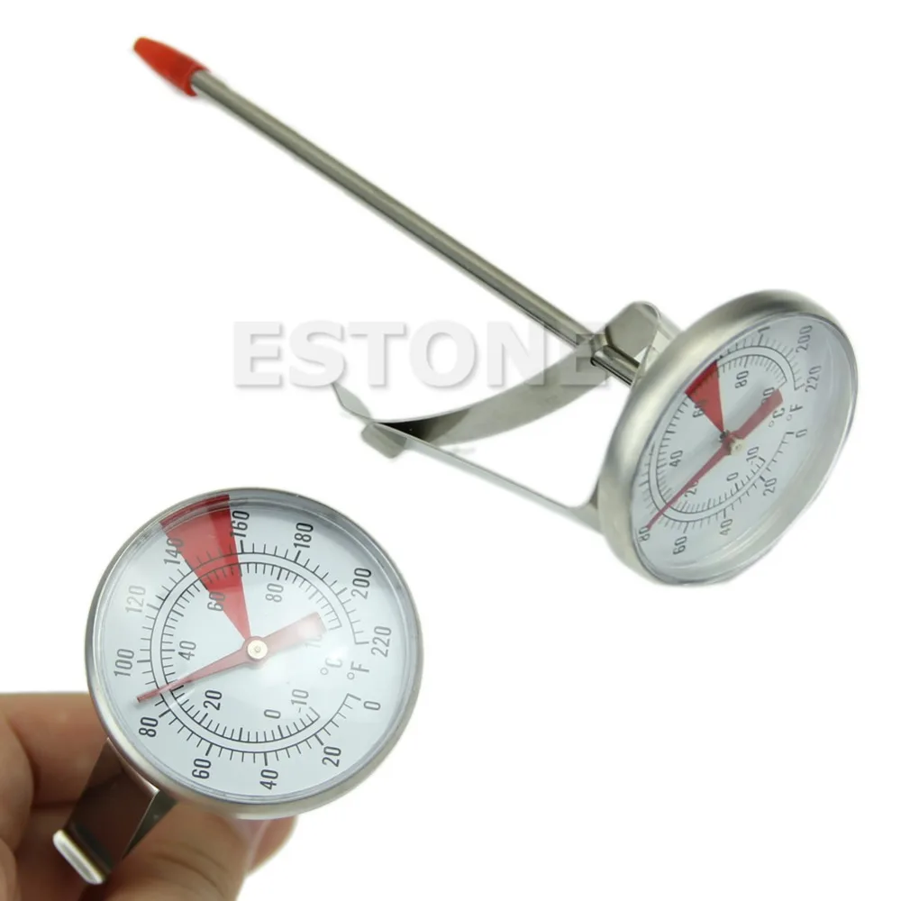 

Stainless Steel Cooking Oven BBQ Milk Food Meat Probe Thermometer Gauge 100 Centigrade Free shipping-Y102