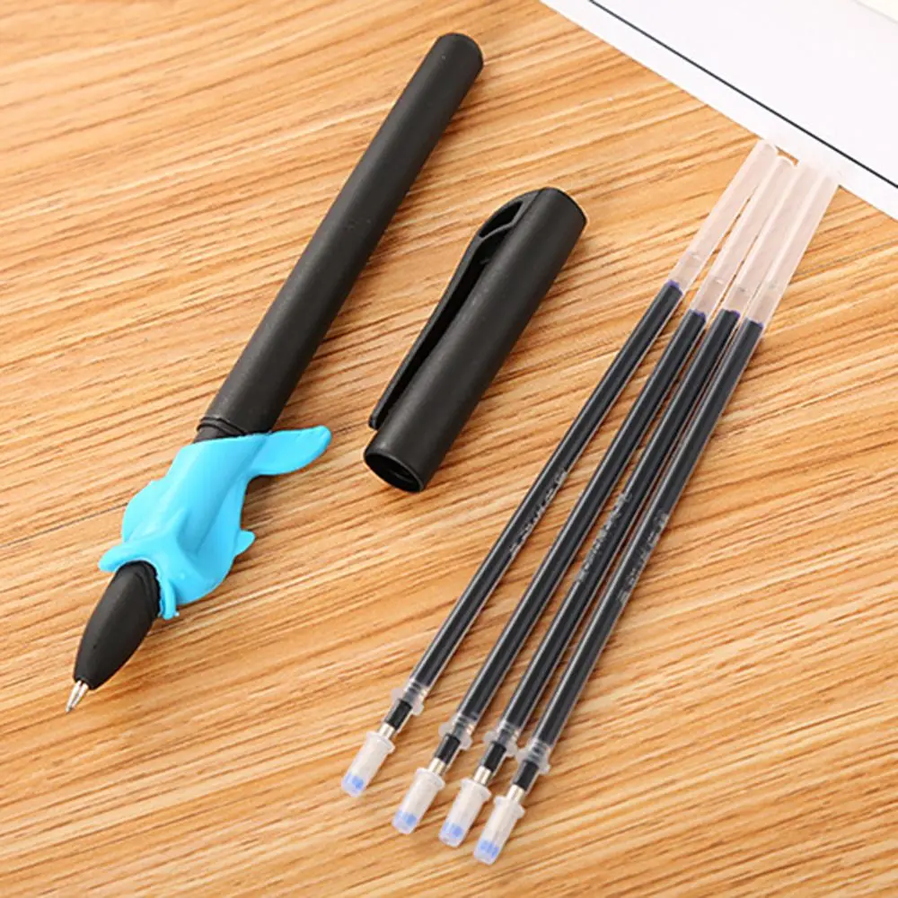 1Set Creative Automatically Disappear Fade Pen Refill Hold Device Set Children Calligraphy Tools Writing | Канцтовары для офиса и