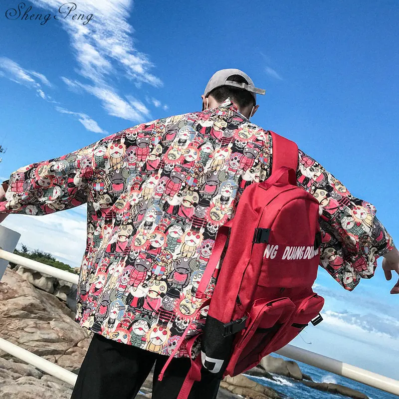 Японские кимоно для мужчин кардиган рубашка блузка юката мужчин haori obi одежда самураев мужской кимоно кардиган G006