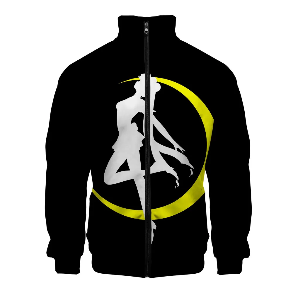 sailor moon 3D Zipper Jackets New Hot Sale Cool Coat Visual Impact Clothe 4XL Plus | Женская одежда