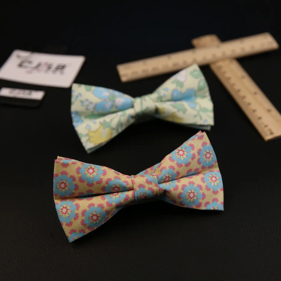 Хлопчатобумажный галстук бабочка с цветами новинка 2017 модные мужские галстуки