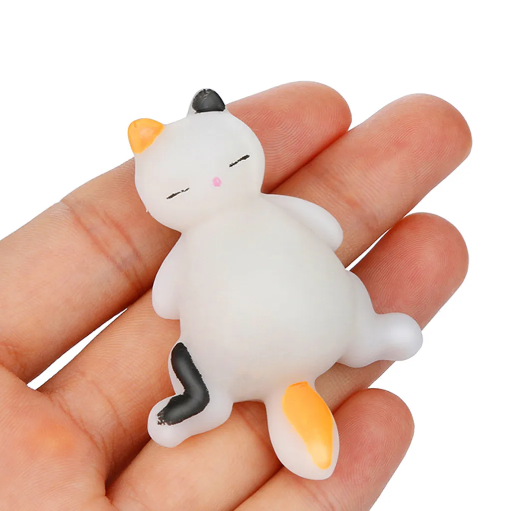 Squishyies Моти» и рисунком «ленивый кот», выжать Исцеление Веселые Kawaii Плюшевые игрушки для снятия стресса Подарки Развивающие игрушки Горячее предложение W601