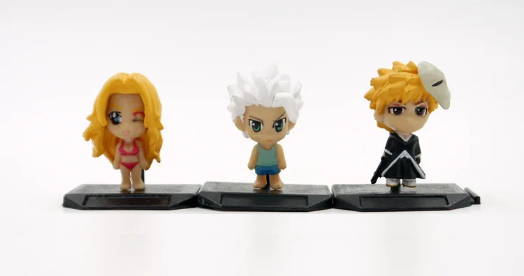Японское аниме Блич Ичиго Куросаки Орихиме Иноуэ Colecao PVC Figura Brinquedos 10 BLFG005 шт/набор