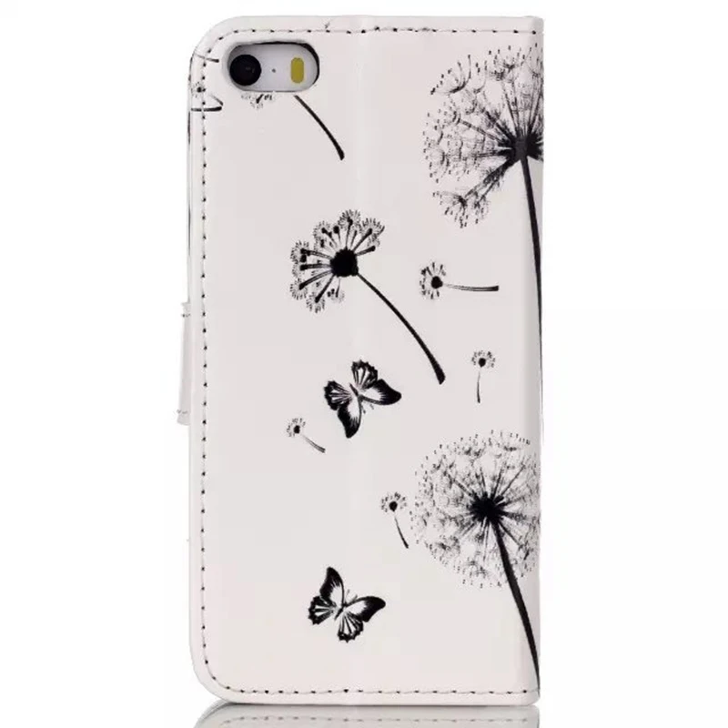 Color Relief Painted Holster Pattern PU Leather+TPU Wallet Cover for iphone5 5S SE 5C 6 6S 6PLUS 7 7PLUS Magnetic Flip Case | Мобильные
