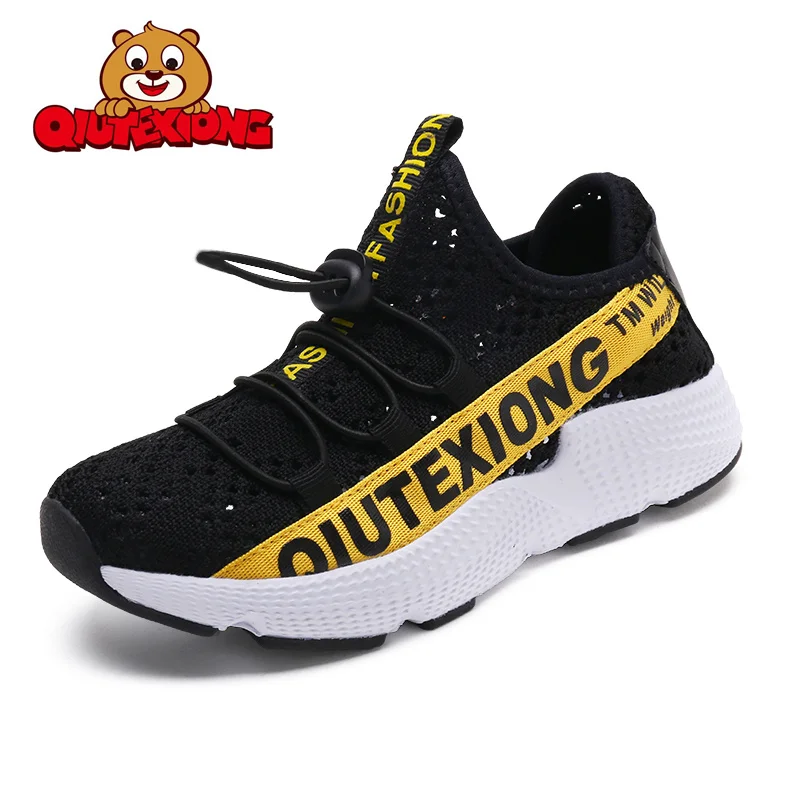 Summer New Brand Boys Shoes Breathable Mesh Casual Children school Soft Non-slip Light Girls Kids Sneakers Size 26-37 | Детская одежда