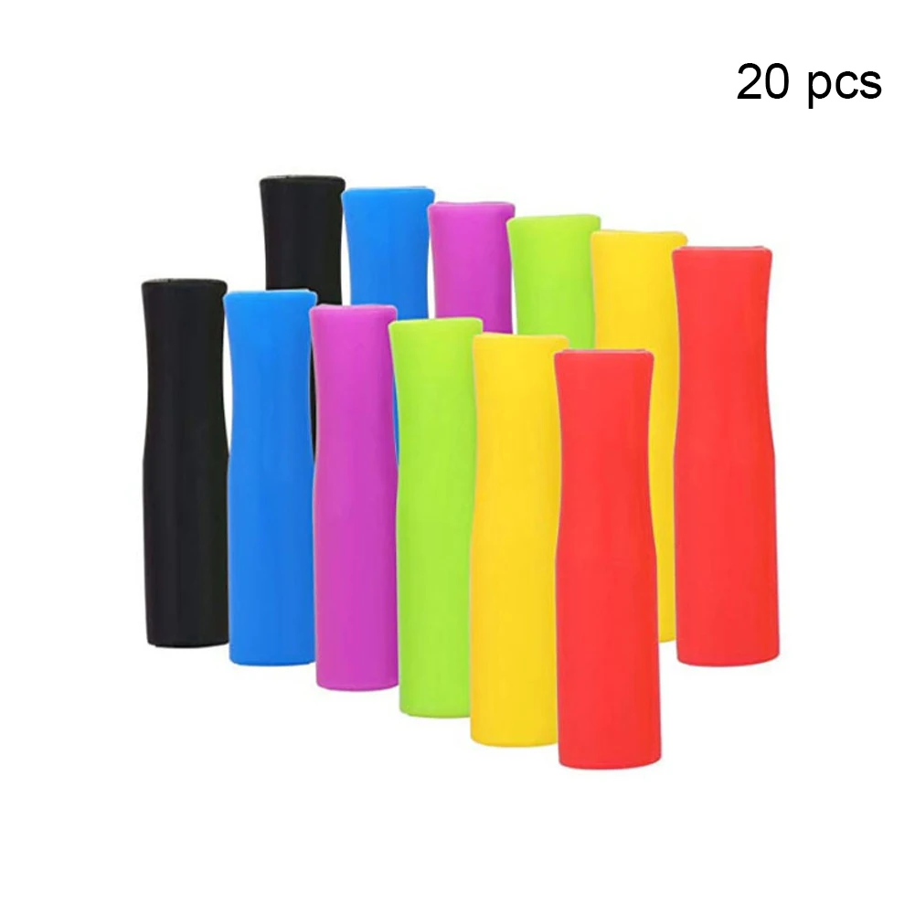 20 шт. многоразовые силиконовые Наконечники 6 мм Защита зубов без погремушек