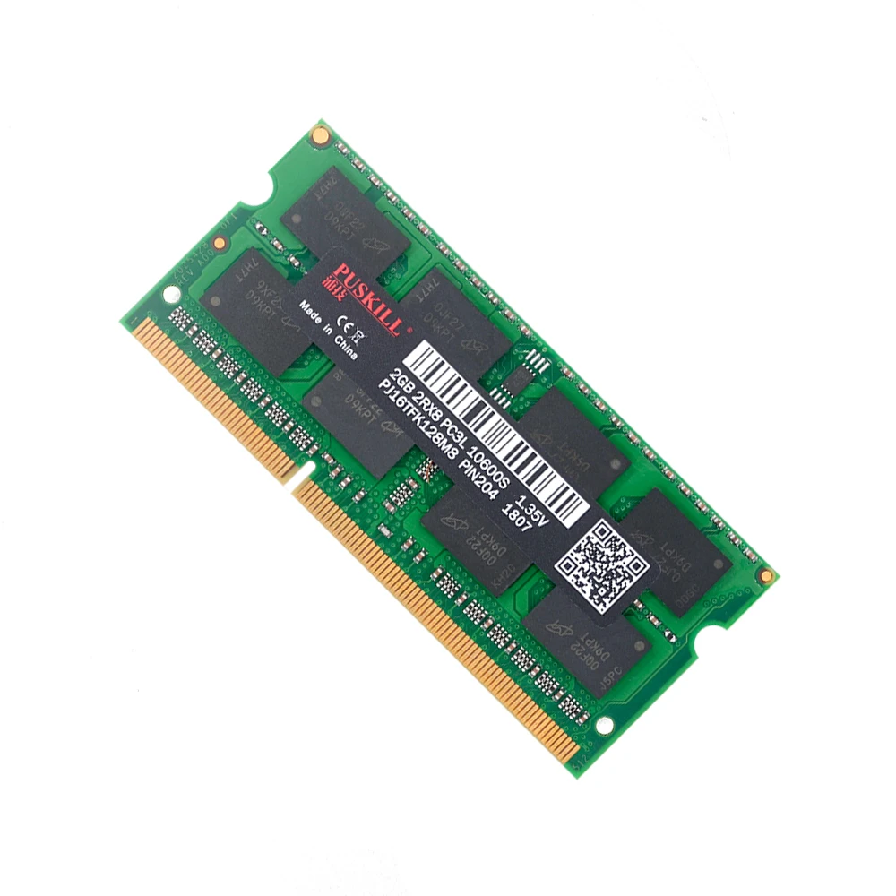 Память ноутбука DDR3 2 Гб 1333 МГц PC3 204Pin 1,35 V без ecc ram