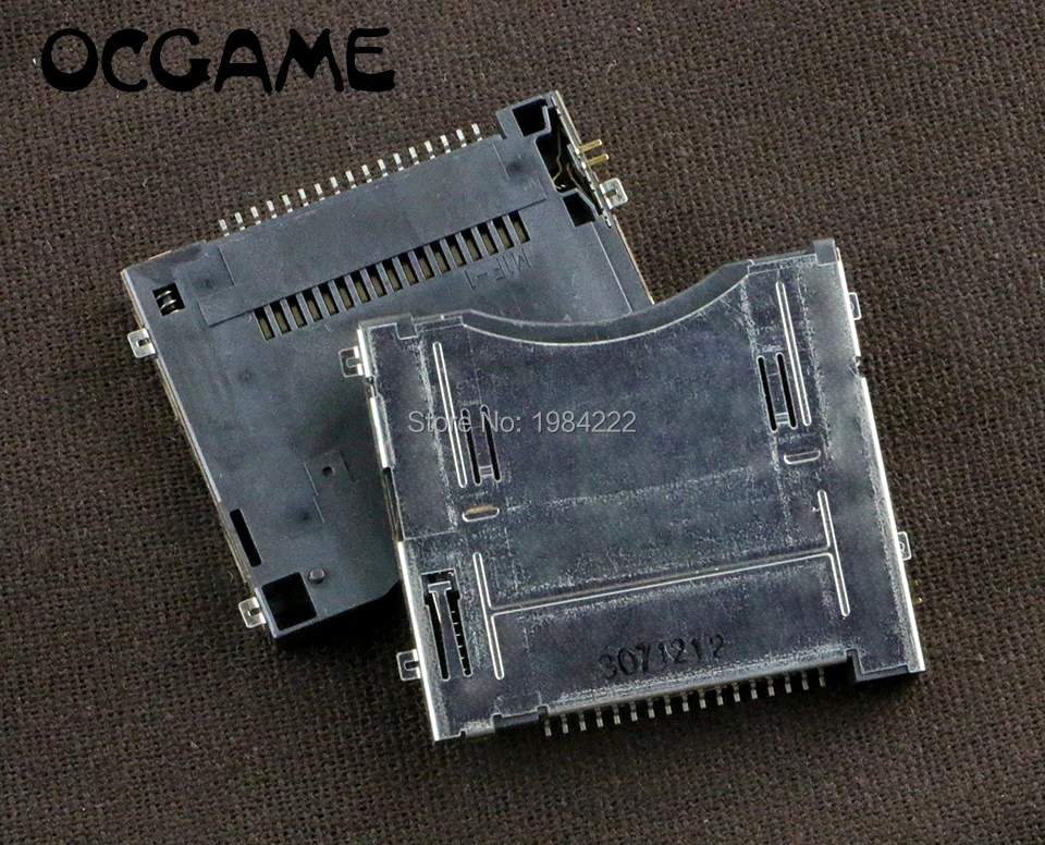 

OCGAME 12 шт./лот Высококачественная замена гнезда для игровой карты для 2DS оригинальные запчасти для ремонта.