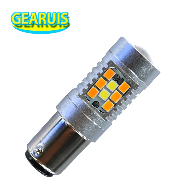 2 шт. 1157 BAY15D P21/5W 28 SMD 2835 7443 3157 обратный переключатель светодиодный ные