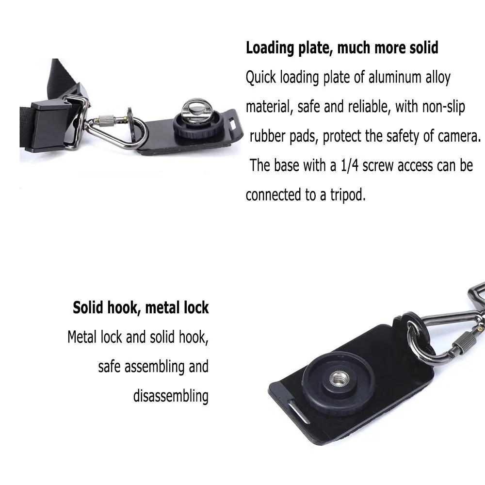 Быстрый ремень для быстрой камеры с одним плечом Q Sling шейный Canon Nikon Pentax Panasonic Olympus