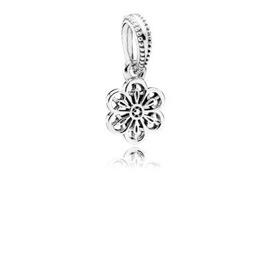 FEICHUAN гламурный Европейский бусина из серебра 925 пробы Кулон fit Pandora браслет ожерелье DIY подарки Для Подружек - Цвет: with logo