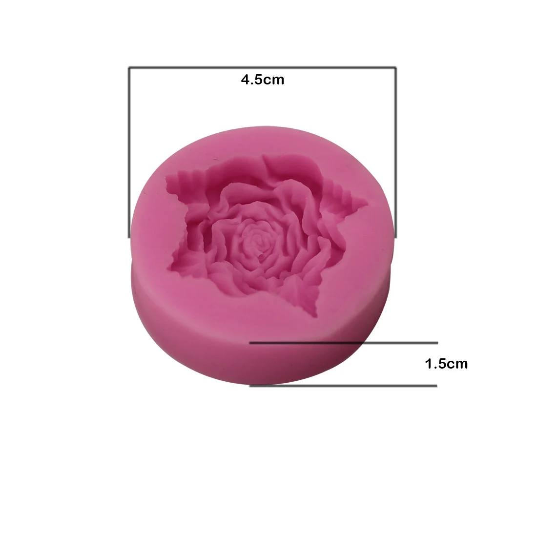 Новые 3D розы Fondant торта шоколад мастика резак силиконовые инструменты сделай сам