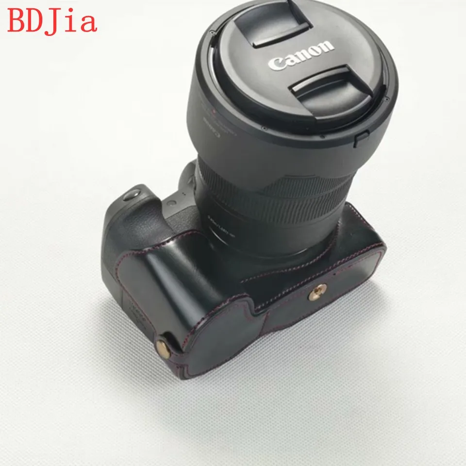Новейший модный чехол для камеры Canon EOS R из искусственной кожи с отверстием для батареи