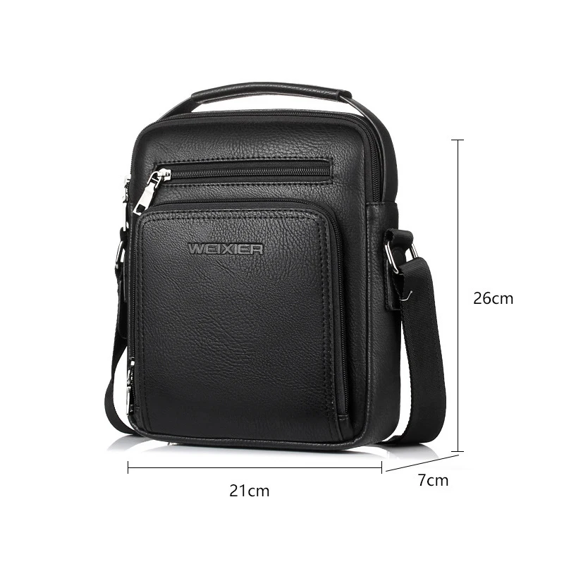new fashion designer high quality pu leather men shoulder bag casual zipper office messenger bags for men crossbody bags free global shipping