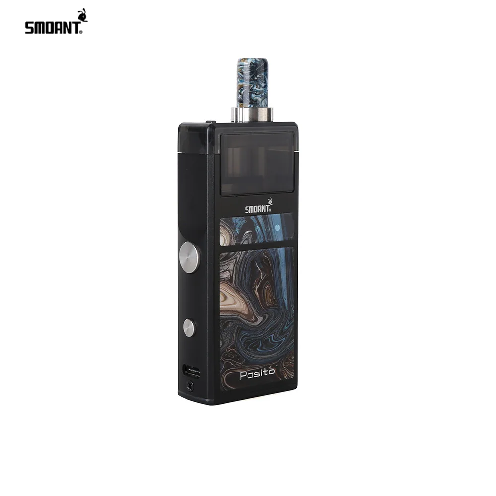 Smoant Pasito Pod Kit System 1100 мАч батарея 2 мл/3 мл емкость система Топ Регулируемый asirflow vape