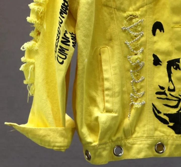 Куртка женская весенняя свободная из джинсовой ткани | Женская одежда