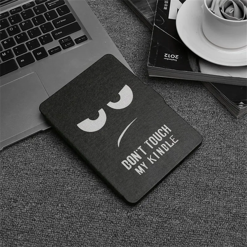 1Pc Slim Faux Leather Folio Flip Case Protective Shell Skin Cover Auto Sleep/Wake For Amazon Kindle Paperwhite 1/2/3 6 Inch C26 |