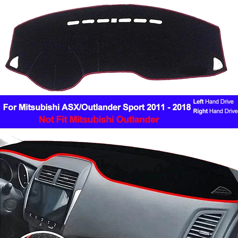 Автомобильный Внутренний чехол для приборной панели коврик двухслойный Mitsubishi ASX