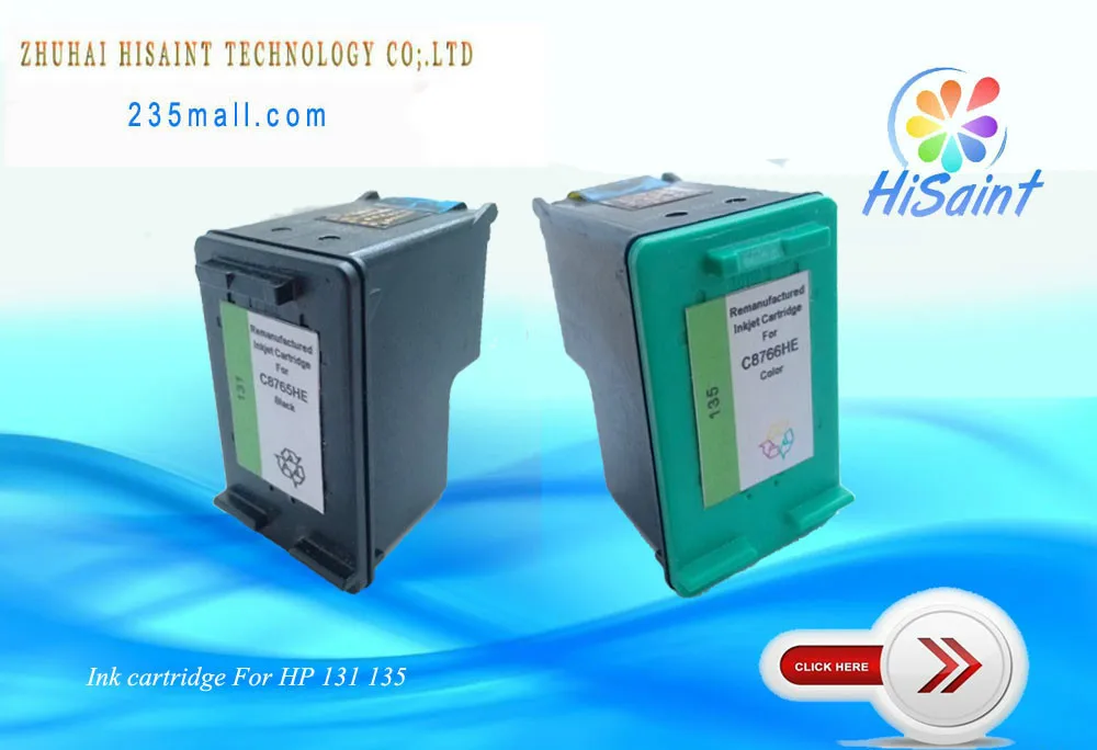 Чернила hisaint картридж для HP 131 135 hp Officejet 100 L411a L411b 150 L511a H470 H470b H470wbt H470wf K7100 принтер|ink