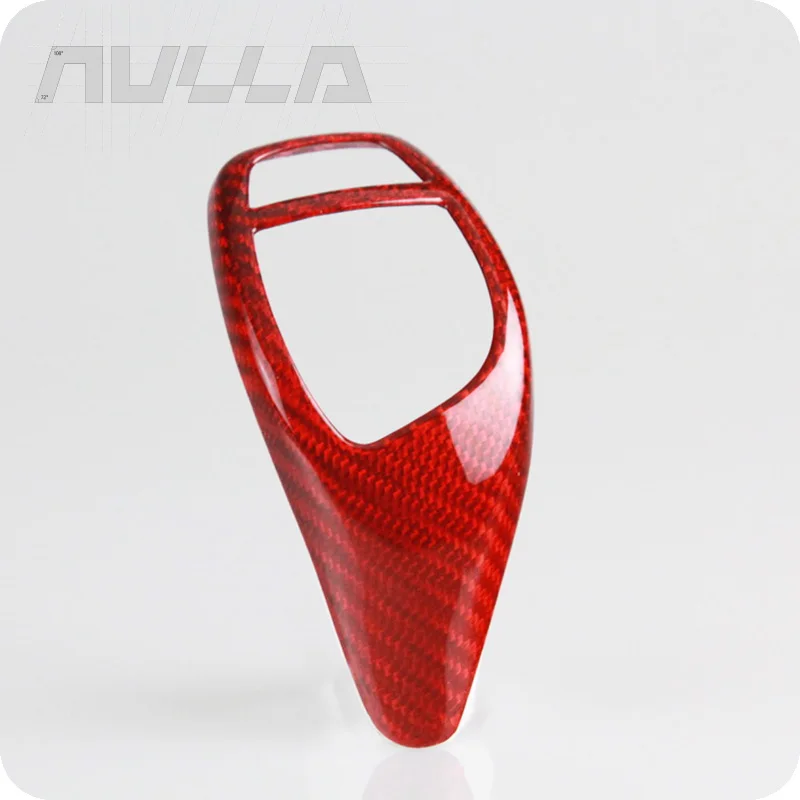 

Red Glass Fiber Gear Shift Knob Panel Cover Trim for BMW 1 2 3 4 5 Series GT F20 F22 F30 F32 F34 F36 Carbon Style Accessories