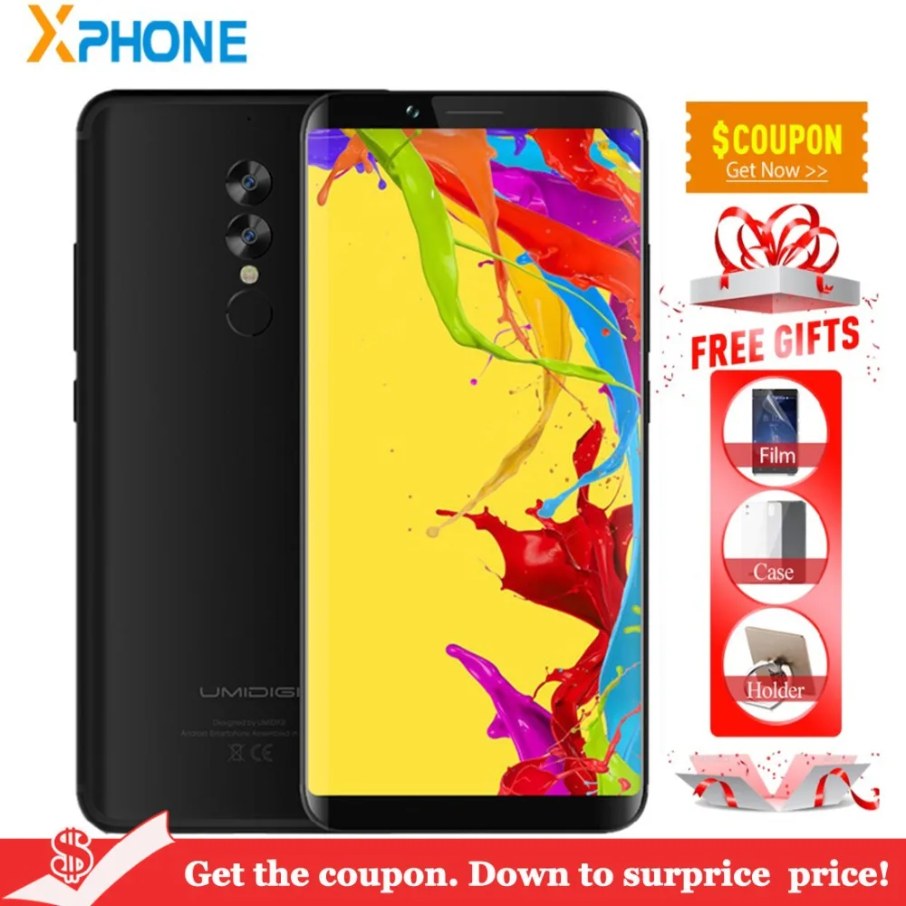 Umidigi S2 Lite 4G B 32 ГБ Face ID смартфон с идентификацией отпечатков пальцев 5100 мАч 6 0
