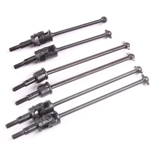 

New 2PCS HSP Universal Steel Drive Shafts Joint for 1/10 RC Cars Black @Z162 M09